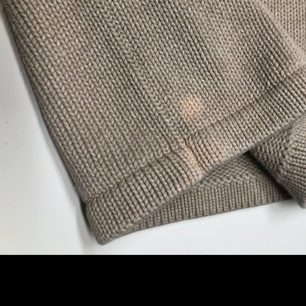 J. Crew Men's M Beige Sweater Roll Neck Oarsman - Picture 4 of 7
